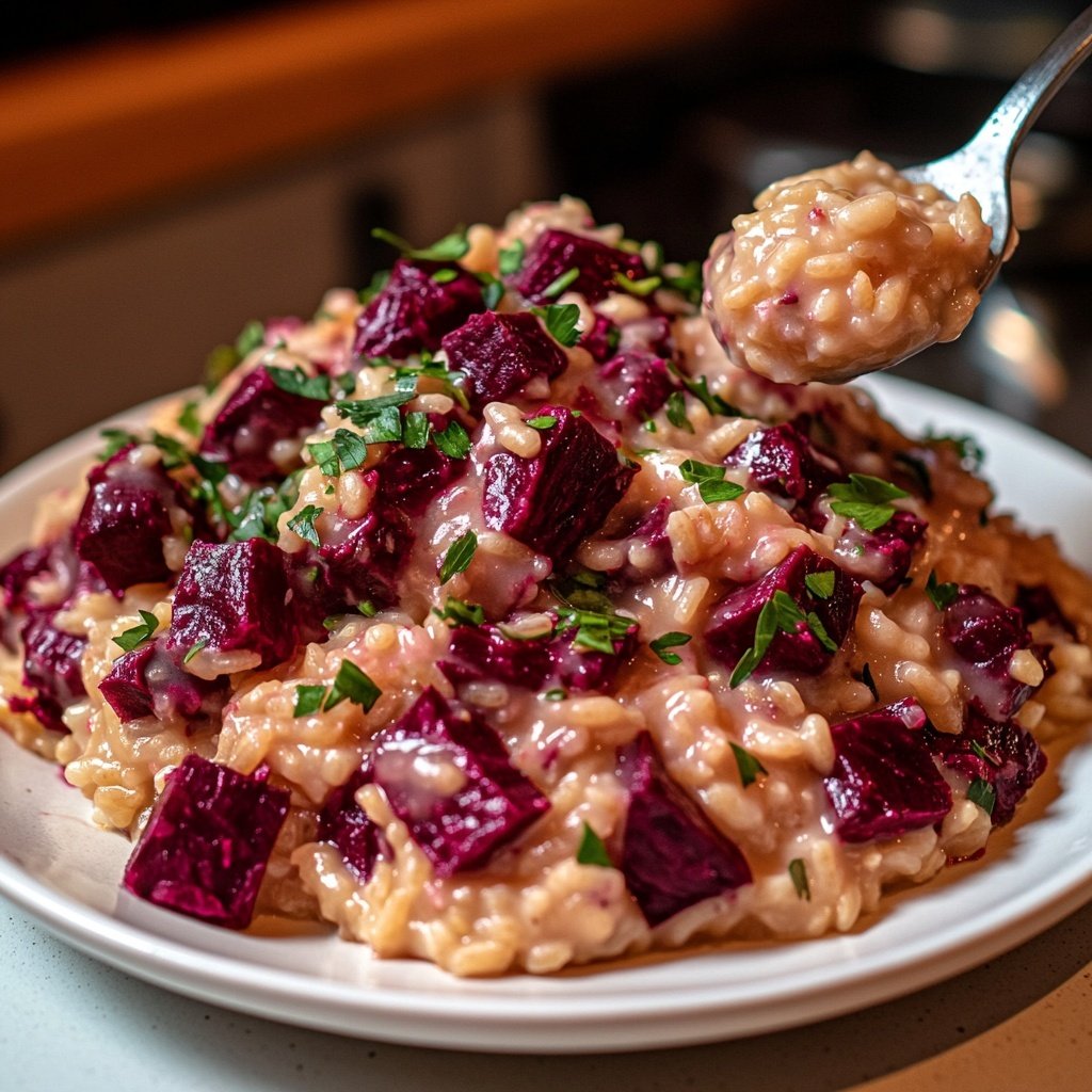 Risotto mit Roter Bete