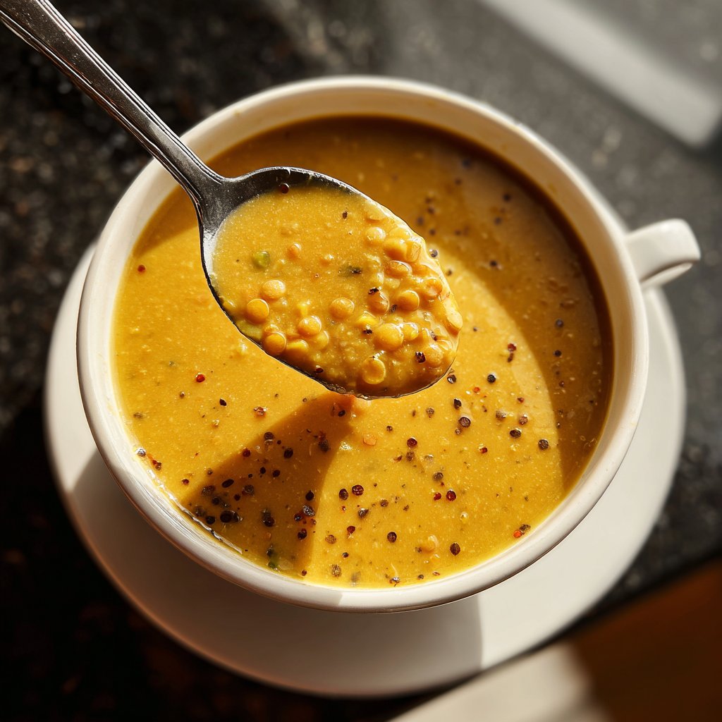 Linsensuppe mit Kokosmilch