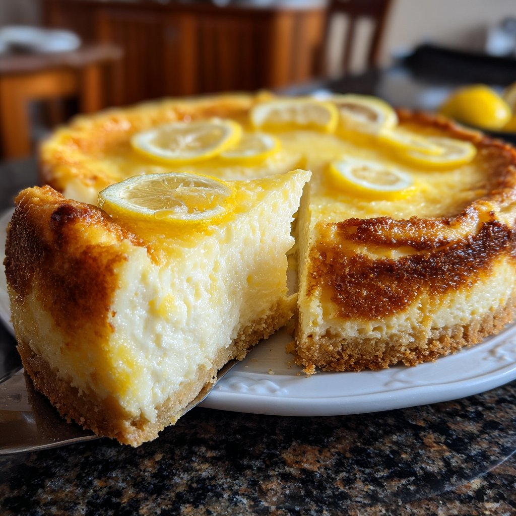 Käsekuchen mit Zitrone und Quark