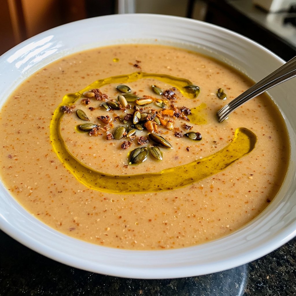 Kürbissuppe mit Kreuzkümmel