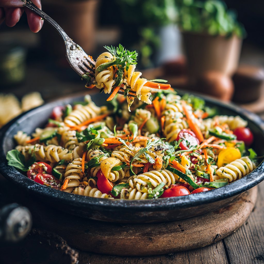 Mediterraner Nudelsalat Gesund