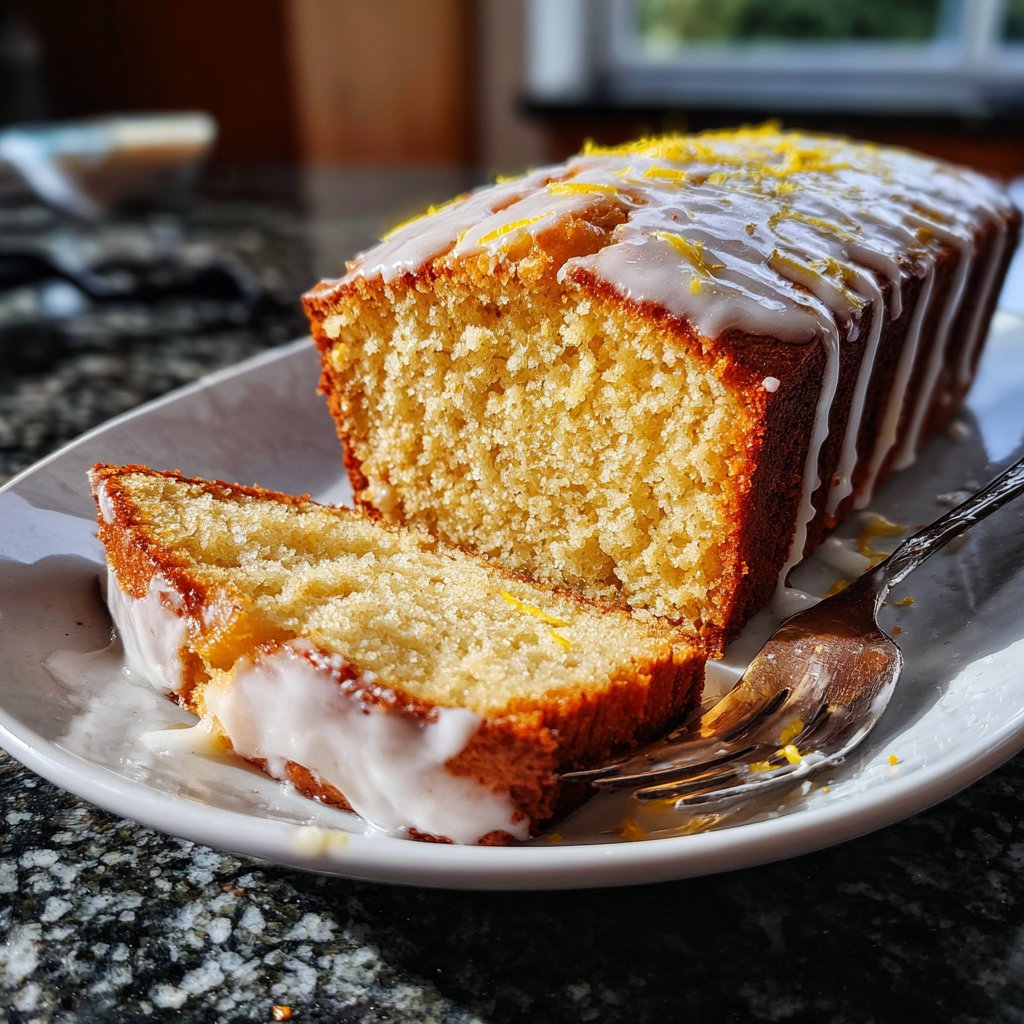 Bananenkuchen mit Joghurt und Zitrone