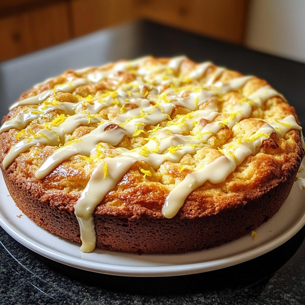 Zitronenkuchen mit Joghurt