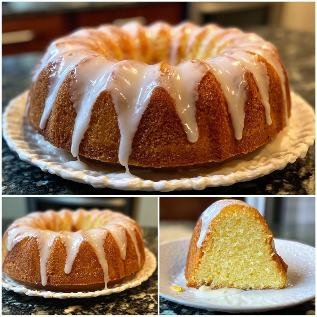 Zitronenkuchen für die Kaffeetafel