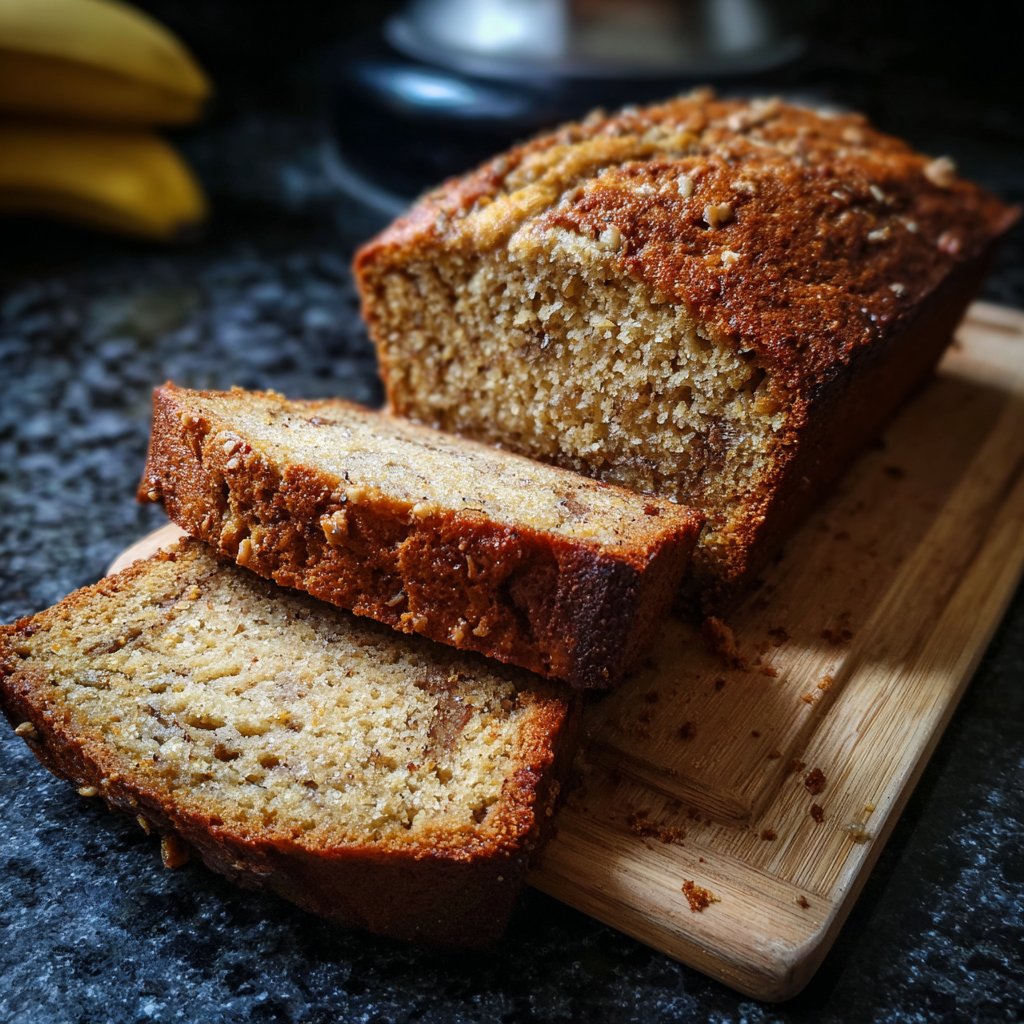 Bananenbrot mit Dinkelmehl