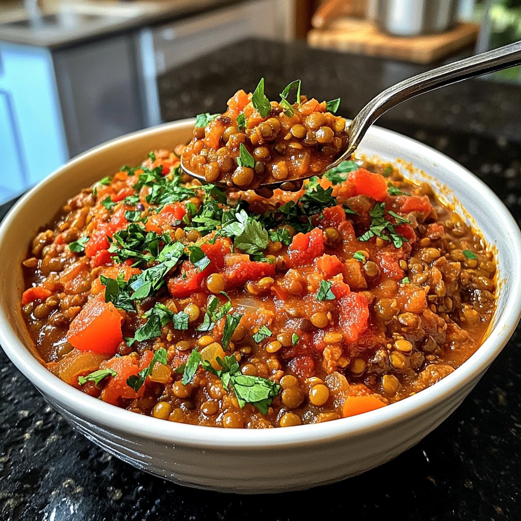 Chili sin Carne mit Linsen