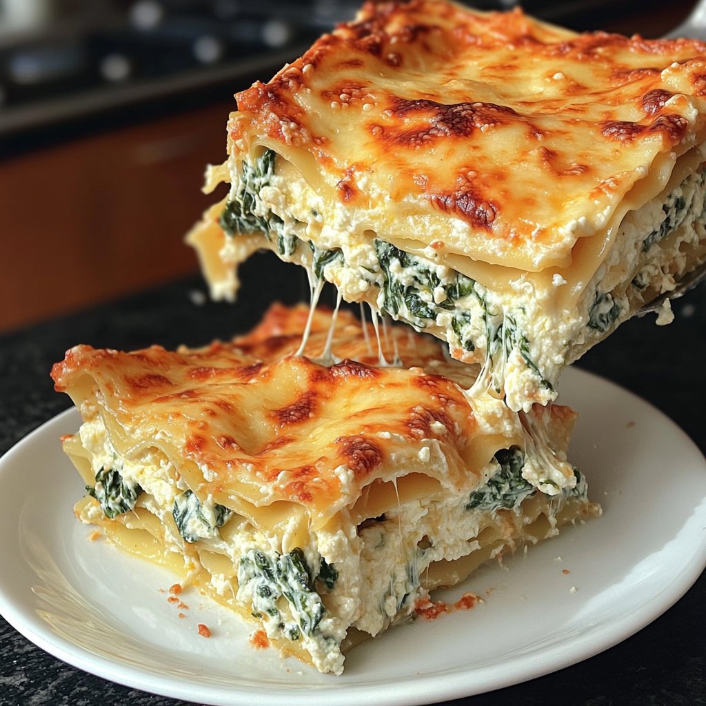 Lasagne mit Spinat und Ricotta