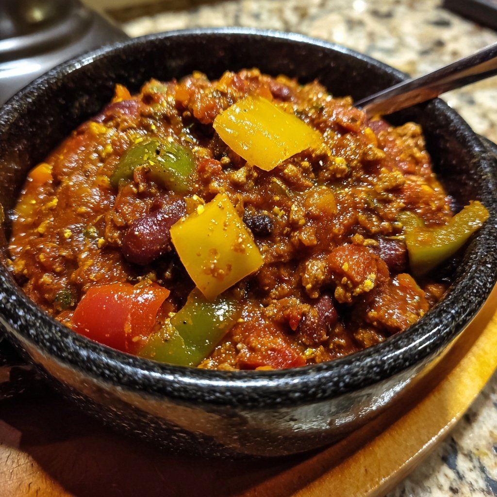 Chili sin Carne mit Bohnen